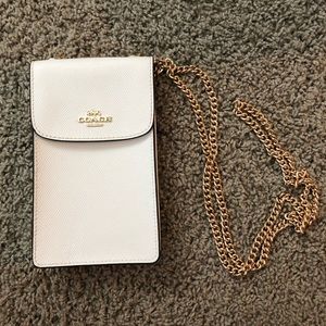 Coach Signature Phone Crossbody Bag